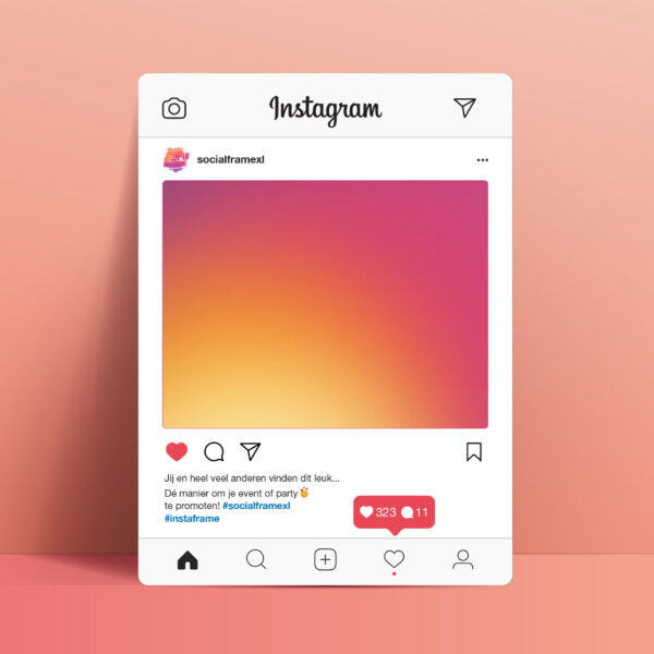 Instagram bord maken - Social Media frame