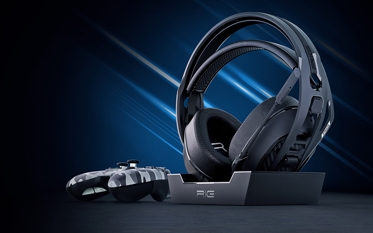 thumbnail image 2 of Nacon RIG 800 HS Wireless Headset – For PC, PS4, PS5 – Tested & Working (Used, With Box) 2 of 3